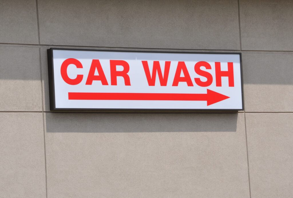 Car,Wash,Sign