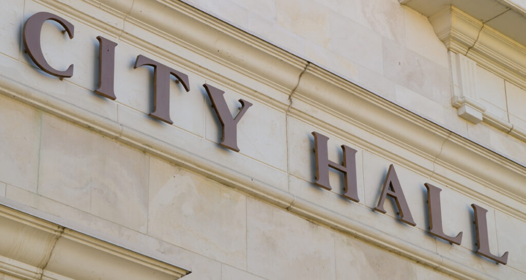 City,Hall,Sign