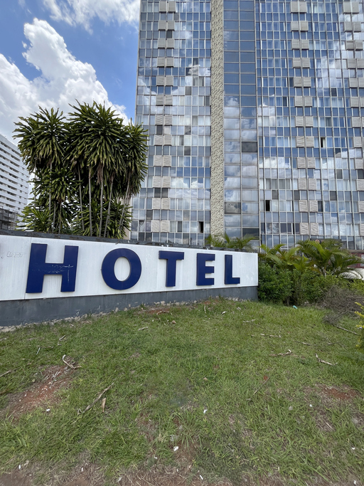 Hotel sign in Brazil